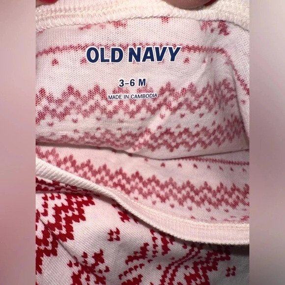 NWOT OLD NAVY BAY GIRLS SIZE 3-6 MONTHS RED VALENTINE'S DAY DRESS - Picture 4 of 5